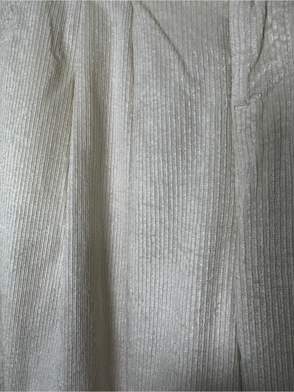 Maeve Wide-Leg Corduroy Pants in Cream - Picture 3 of 4